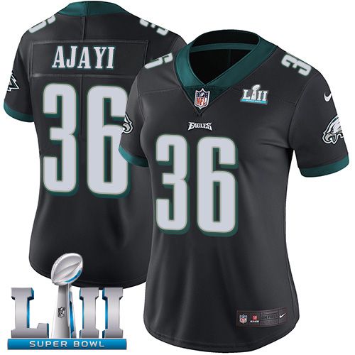 Women Philadelphia Eagles #36 Ajayi Black Limited 2018 Super Bowl NFL Jerseys